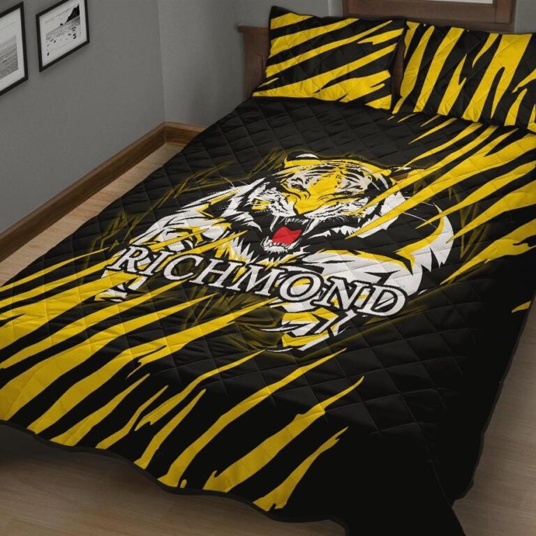 Australian Football League store - Loyal fans of Richmond Football Club's Quilt + 1/2 Pillow Cases:vintage Australian Football League suit,uniform,apparel,shirts,merch,hoodie,jackets,shorts,sweatshirt,outfits,clothes