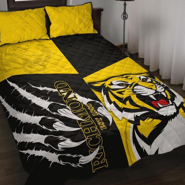 Australian Football League store - Loyal fans of Richmond Football Club's Quilt + 1/2 Pillow Cases:vintage Australian Football League suit,uniform,apparel,shirts,merch,hoodie,jackets,shorts,sweatshirt,outfits,clothes