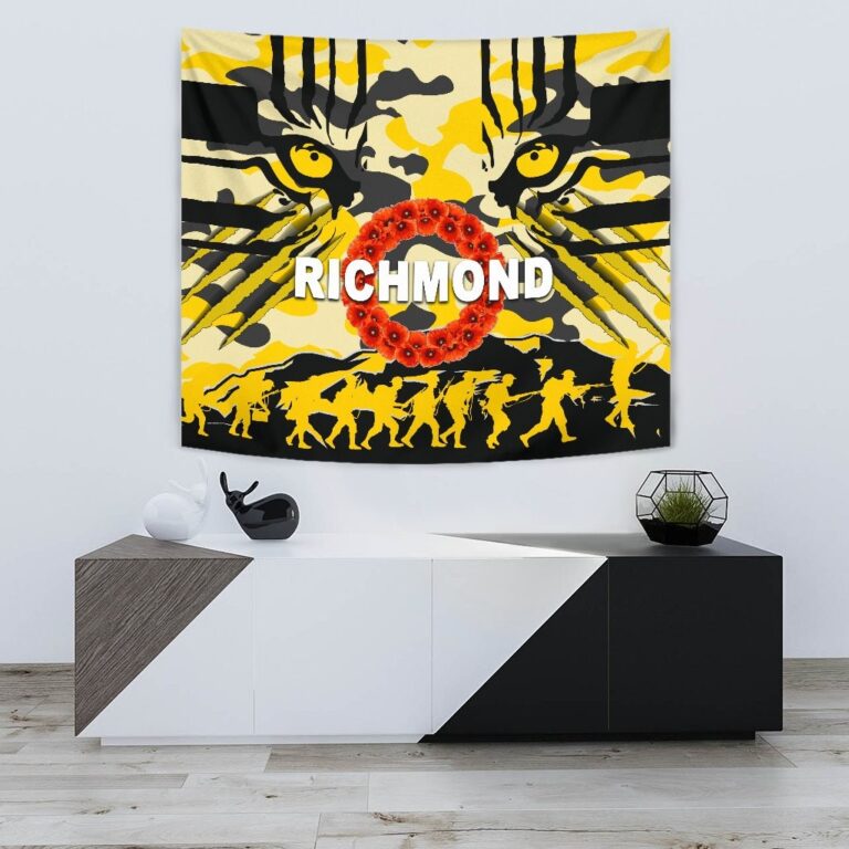Australian Football League store - Loyal fans of Richmond Tigers's Wall Tapestry:vintage Australian Football League suit,uniform,apparel,shirts,merch,hoodie,jackets,shorts,sweatshirt,outfits,clothes