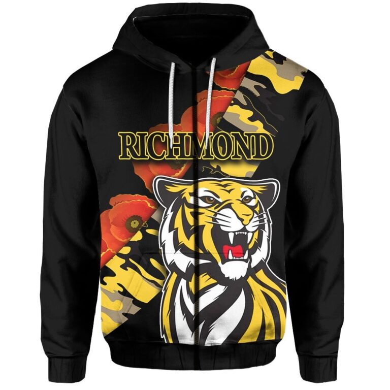 Australian Football League store - Loyal fans of Richmond Football Club's Unisex Zip Hoodie:vintage Australian Football League suit,uniform,apparel,shirts,merch,hoodie,jackets,shorts,sweatshirt,outfits,clothes