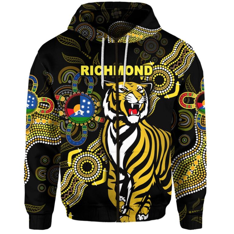Australian Football League store - Loyal fans of Richmond Football Club's Unisex Zip Hoodie:vintage Australian Football League suit,uniform,apparel,shirts,merch,hoodie,jackets,shorts,sweatshirt,outfits,clothes