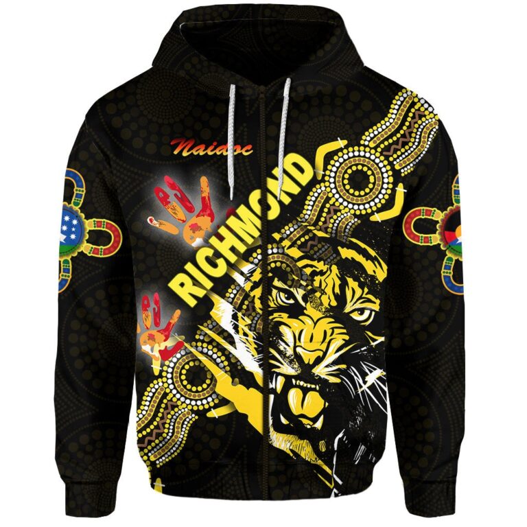Australian Football League store - Loyal fans of Richmond Football Club's Unisex Zip Hoodie:vintage Australian Football League suit,uniform,apparel,shirts,merch,hoodie,jackets,shorts,sweatshirt,outfits,clothes