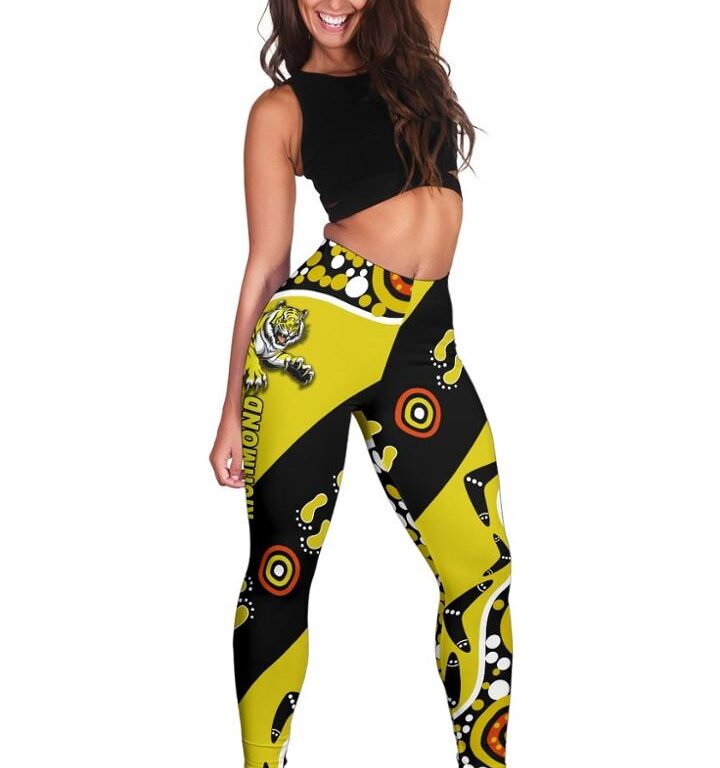 Australian Football League store - Loyal fans of Richmond Tigers's Leggings:vintage Australian Football League suit,uniform,apparel,shirts,merch,hoodie,jackets,shorts,sweatshirt,outfits,clothes