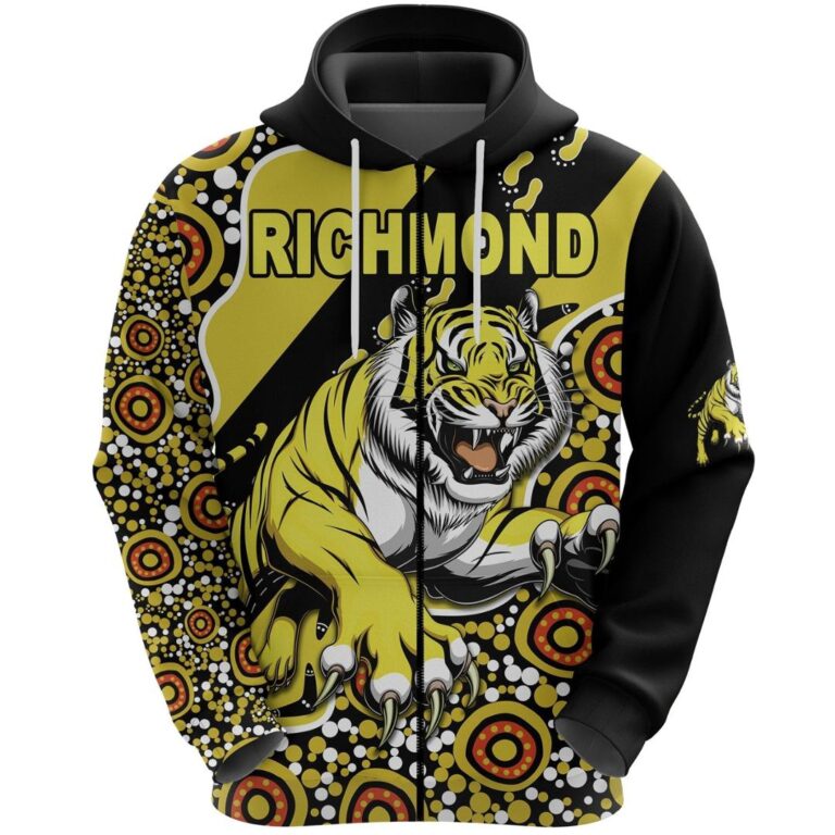Australian Football League store - Loyal fans of Richmond Football Club's Unisex Zip Hoodie:vintage Australian Football League suit,uniform,apparel,shirts,merch,hoodie,jackets,shorts,sweatshirt,outfits,clothes