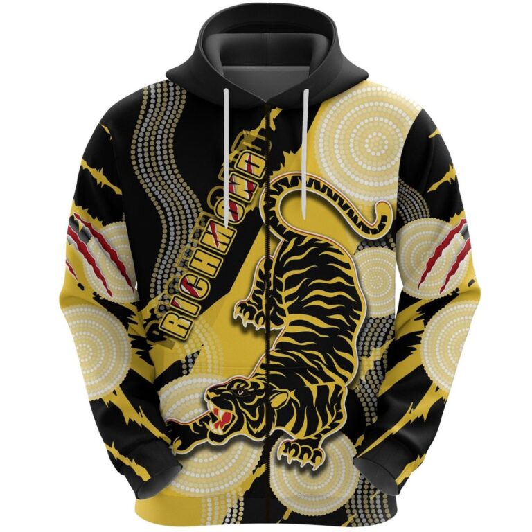 Australian Football League store - Loyal fans of Richmond Football Club's Unisex Zip Hoodie:vintage Australian Football League suit,uniform,apparel,shirts,merch,hoodie,jackets,shorts,sweatshirt,outfits,clothes