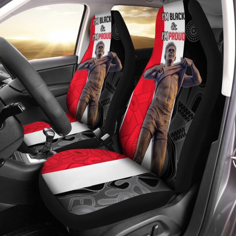 Australian Football League store - Loyal fans of St Kilda Football Club's Set 2 Car Seat Cover:vintage Australian Football League suit,uniform,apparel,shirts,merch,hoodie,jackets,shorts,sweatshirt,outfits,clothes