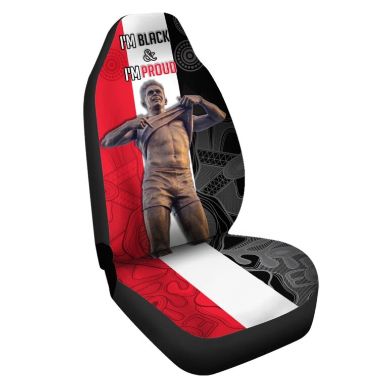 Australian Football League store - Loyal fans of St Kilda Football Club's Set 2 Car Seat Cover:vintage Australian Football League suit,uniform,apparel,shirts,merch,hoodie,jackets,shorts,sweatshirt,outfits,clothes