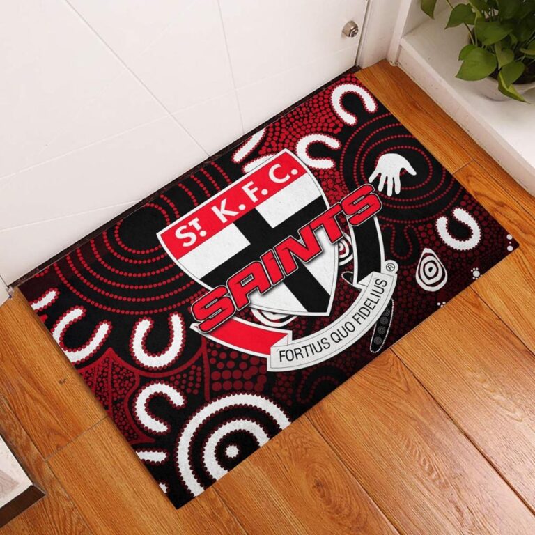Australian Football League store - Loyal fans of St Kilda Saints's Doormat:vintage Australian Football League suit,uniform,apparel,shirts,merch,hoodie,jackets,shorts,sweatshirt,outfits,clothes