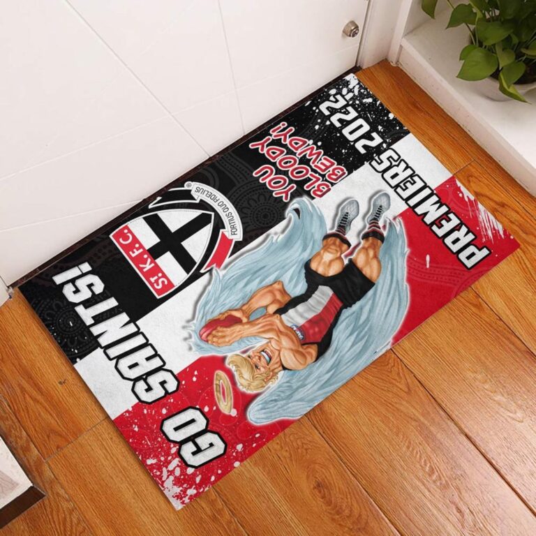Australian Football League store - Loyal fans of St Kilda Saints's Doormat:vintage Australian Football League suit,uniform,apparel,shirts,merch,hoodie,jackets,shorts,sweatshirt,outfits,clothes