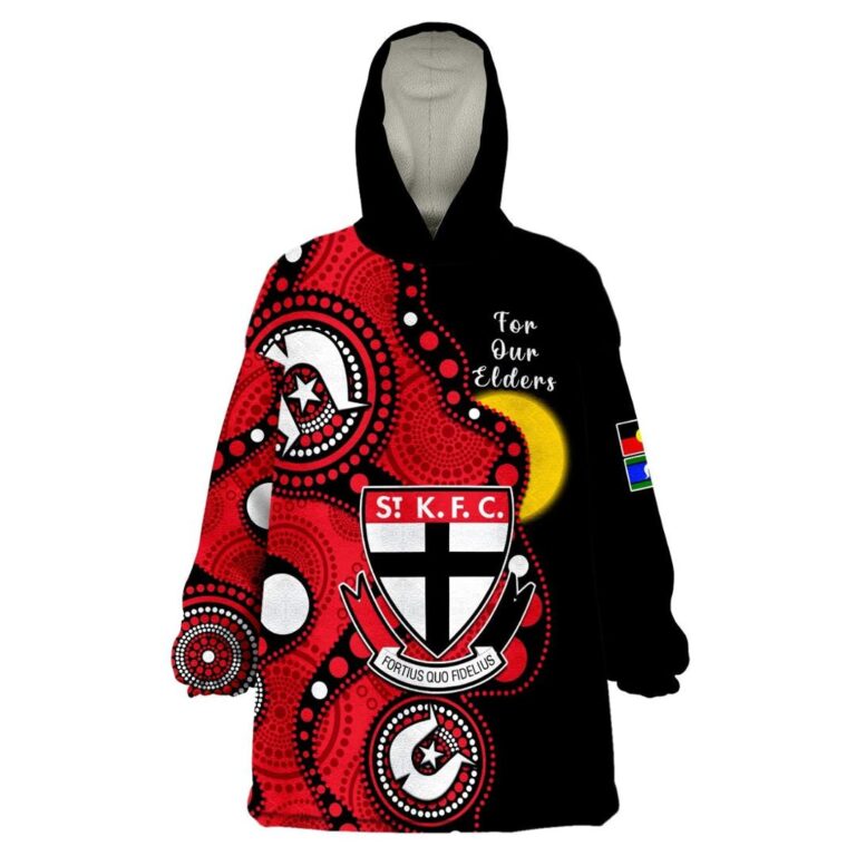 Australian Football League store - Loyal fans of St Kilda Football Club's Unisex Oodie,Kid Oodie:vintage Australian Football League suit,uniform,apparel,shirts,merch,hoodie,jackets,shorts,sweatshirt,outfits,clothes