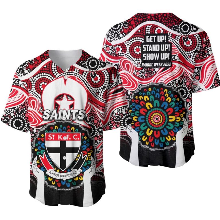 Australian Football League store - Loyal fans of St Kilda Saints's Unisex Baseball Jerseys,Kid Baseball Jerseys,Youth Baseball Jerseys:vintage Australian Football League suit,uniform,apparel,shirts,merch,hoodie,jackets,shorts,sweatshirt,outfits,clothes
