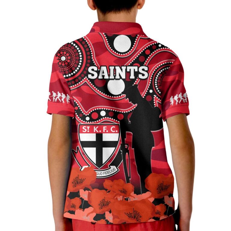 Australian Football League store - Loyal fans of St Kilda Saints's Kid Polo Shirt:vintage Australian Football League suit,uniform,apparel,shirts,merch,hoodie,jackets,shorts,sweatshirt,outfits,clothes