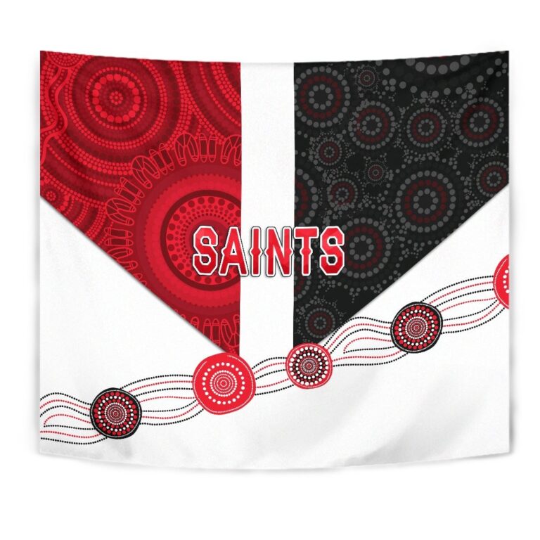 Australian Football League store - Loyal fans of St Kilda Saints's Wall Tapestry:vintage Australian Football League suit,uniform,apparel,shirts,merch,hoodie,jackets,shorts,sweatshirt,outfits,clothes