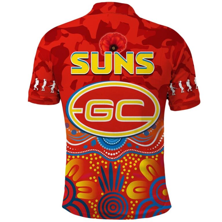 Australian Football League store - Loyal fans of Gold Coast Suns's Unisex Polo Shirt:vintage Australian Football League suit,uniform,apparel,shirts,merch,hoodie,jackets,shorts,sweatshirt,outfits,clothes