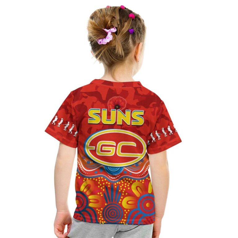 Australian Football League store - Loyal fans of Gold Coast Suns's Kid T-Shirt:vintage Australian Football League suit,uniform,apparel,shirts,merch,hoodie,jackets,shorts,sweatshirt,outfits,clothes