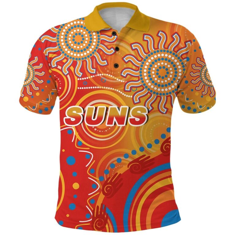 Australian Football League store - Loyal fans of Gold Coast Suns's Unisex Polo Shirt:vintage Australian Football League suit,uniform,apparel,shirts,merch,hoodie,jackets,shorts,sweatshirt,outfits,clothes