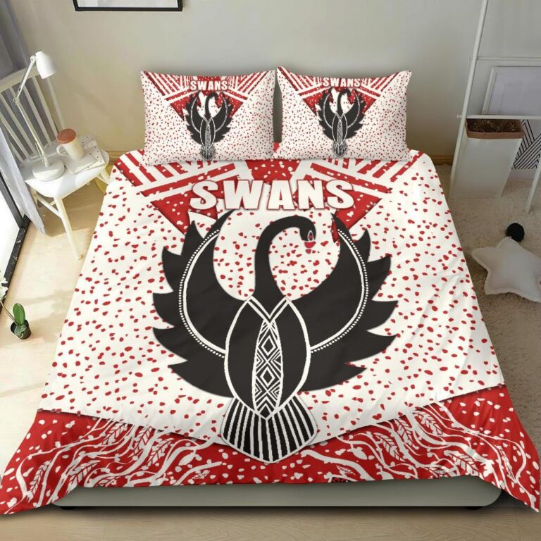 Australian Football League store - Loyal fans of Sydney Swans's Bedding Duvet Cover + 1/2 Pillow Cases:vintage Australian Football League suit,uniform,apparel,shirts,merch,hoodie,jackets,shorts,sweatshirt,outfits,clothes