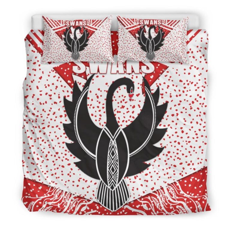 Australian Football League store - Loyal fans of Sydney Swans's Bedding Duvet Cover + 1/2 Pillow Cases:vintage Australian Football League suit,uniform,apparel,shirts,merch,hoodie,jackets,shorts,sweatshirt,outfits,clothes