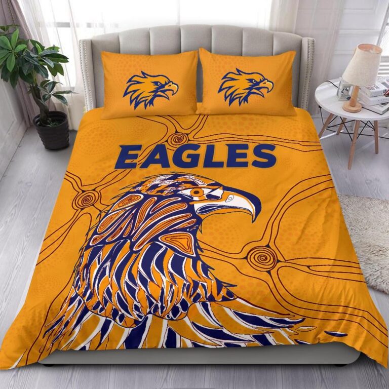 Australian Football League store - Loyal fans of West Coast Eagles's Bedding Duvet Cover + 1/2 Pillow Cases:vintage Australian Football League suit,uniform,apparel,shirts,merch,hoodie,jackets,shorts,sweatshirt,outfits,clothes