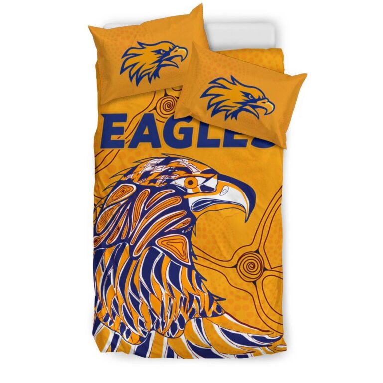 Australian Football League store - Loyal fans of West Coast Eagles's Bedding Duvet Cover + 1/2 Pillow Cases:vintage Australian Football League suit,uniform,apparel,shirts,merch,hoodie,jackets,shorts,sweatshirt,outfits,clothes