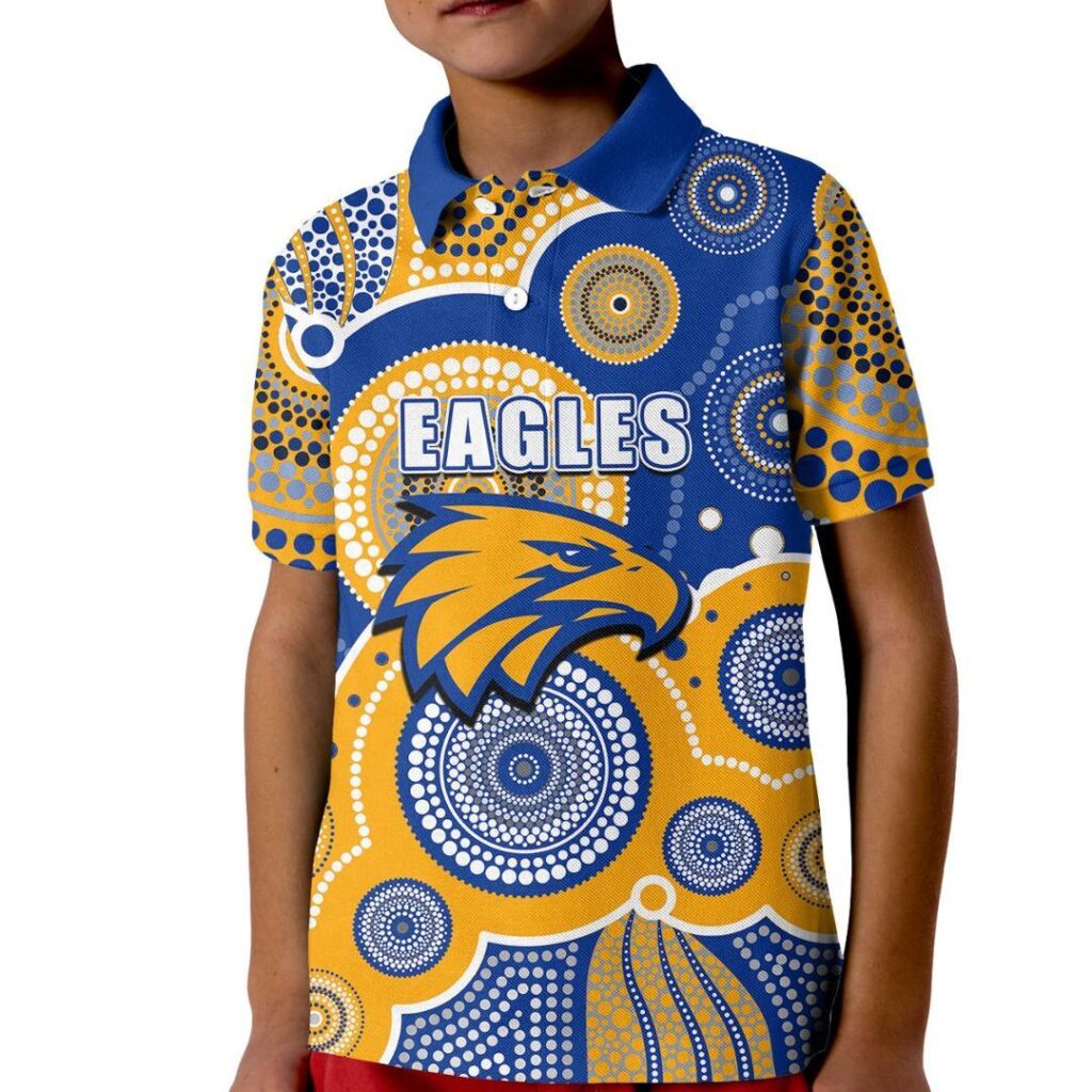 Australian Football League store - Loyal fans of West Coast Eagles's Kid Polo Shirt:vintage Australian Football League suit,uniform,apparel,shirts,merch,hoodie,jackets,shorts,sweatshirt,outfits,clothes