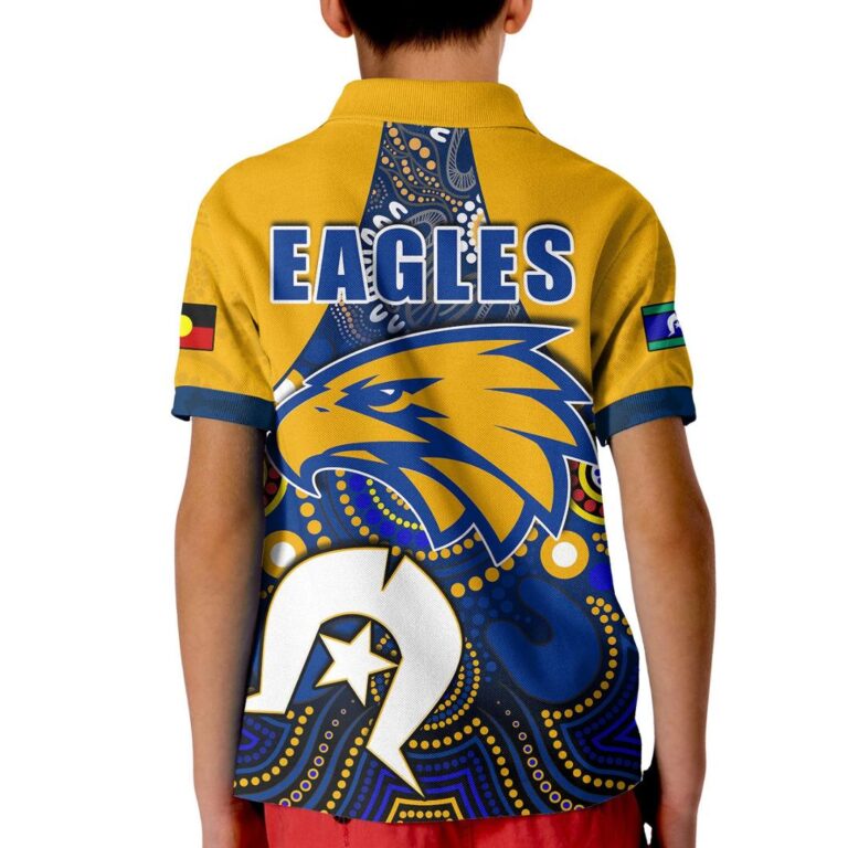 Australian Football League store - Loyal fans of West Coast Eagles's Kid Polo Shirt:vintage Australian Football League suit,uniform,apparel,shirts,merch,hoodie,jackets,shorts,sweatshirt,outfits,clothes