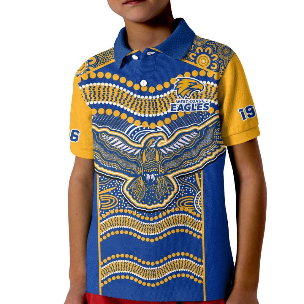 Australian Football League store - Loyal fans of West Coast Eagles's Kid Polo Shirt:vintage Australian Football League suit,uniform,apparel,shirts,merch,hoodie,jackets,shorts,sweatshirt,outfits,clothes