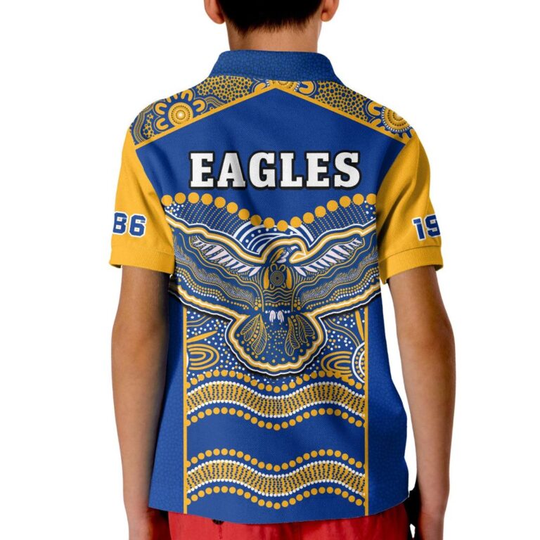 Australian Football League store - Loyal fans of West Coast Eagles's Kid Polo Shirt:vintage Australian Football League suit,uniform,apparel,shirts,merch,hoodie,jackets,shorts,sweatshirt,outfits,clothes