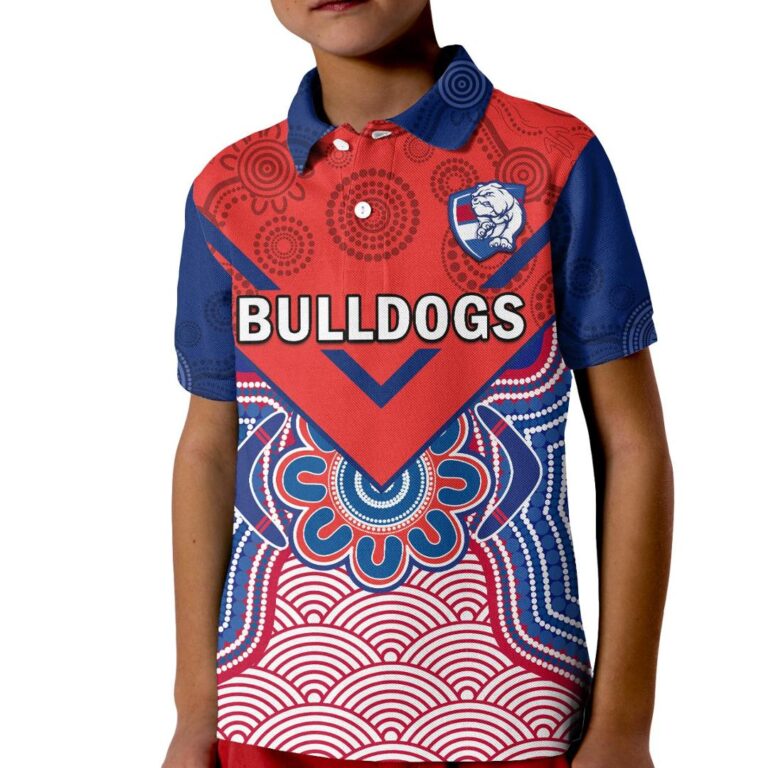 Australian Football League store - Loyal fans of Western Bulldogs's Kid Polo Shirt:vintage Australian Football League suit,uniform,apparel,shirts,merch,hoodie,jackets,shorts,sweatshirt,outfits,clothes