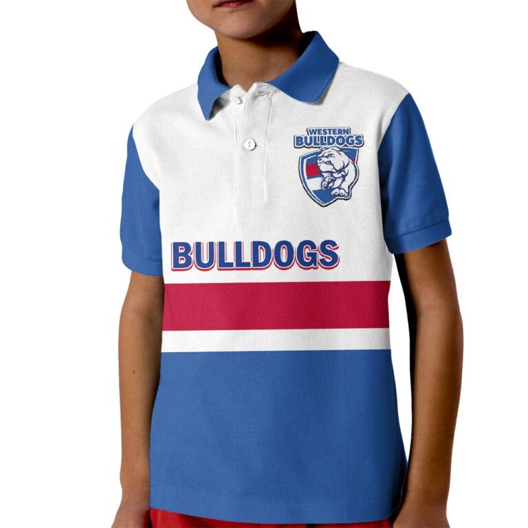 Australian Football League store - Loyal fans of Western Bulldogs's Kid Polo Shirt:vintage Australian Football League suit,uniform,apparel,shirts,merch,hoodie,jackets,shorts,sweatshirt,outfits,clothes