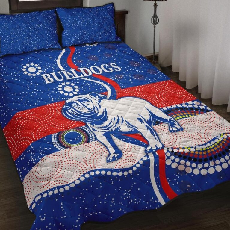 Australian Football League store - Loyal fans of Western Bulldogs's Quilt + 1/2 Pillow Cases:vintage Australian Football League suit,uniform,apparel,shirts,merch,hoodie,jackets,shorts,sweatshirt,outfits,clothes