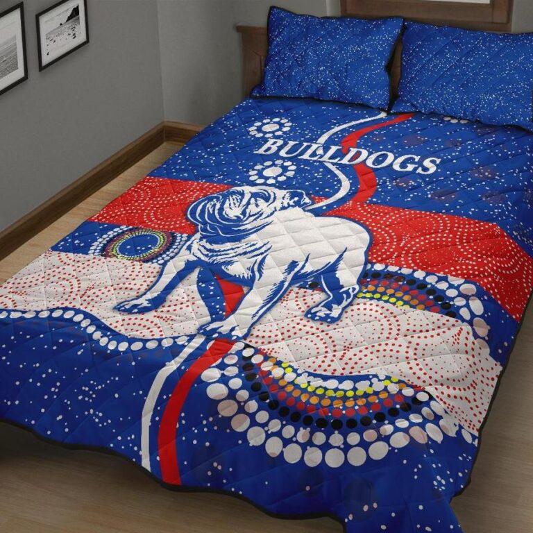 Australian Football League store - Loyal fans of Western Bulldogs's Quilt + 1/2 Pillow Cases:vintage Australian Football League suit,uniform,apparel,shirts,merch,hoodie,jackets,shorts,sweatshirt,outfits,clothes