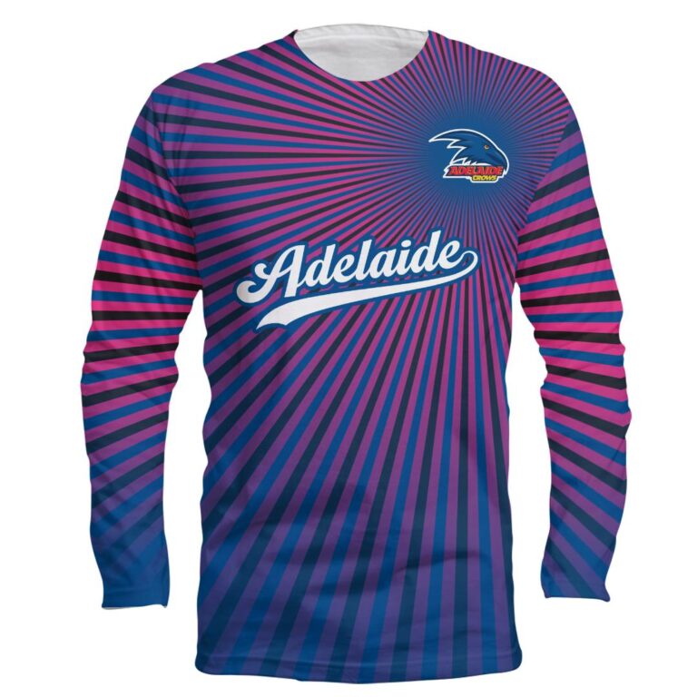 AFL Adelaide Crows | Custom Name & Number | Hoodie/Zip/T-Shirt/Long Sleeve