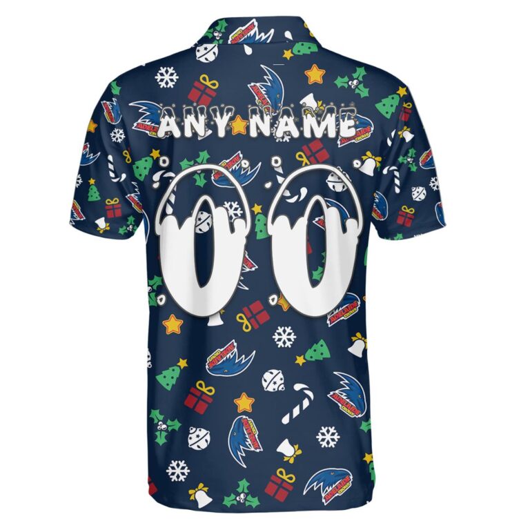 AFL Adelaide Crows Christmas | Custom Name & Number | Hoodie/Zip/T-Shirt/Polo/Knitted Sweaters