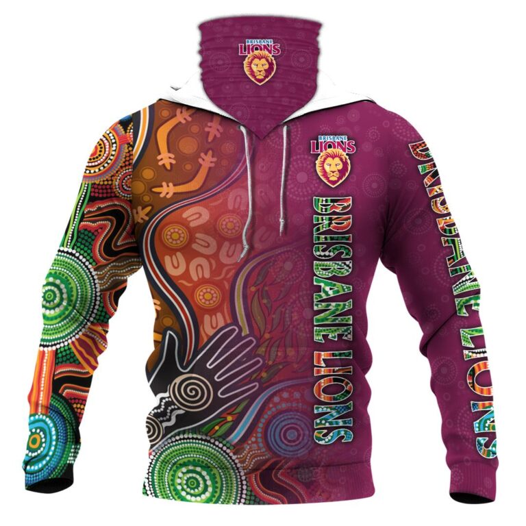 AFL Brisbane Lions | Custom Name & Number | Hoodie/Zip/T-Shirt/Long Sleeve