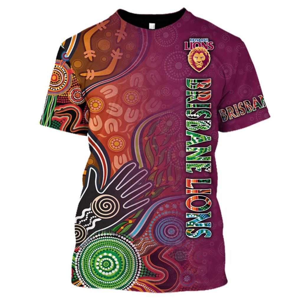 AFL Brisbane Lions | Custom Name & Number | Hoodie/Zip/T-Shirt/Long Sleeve