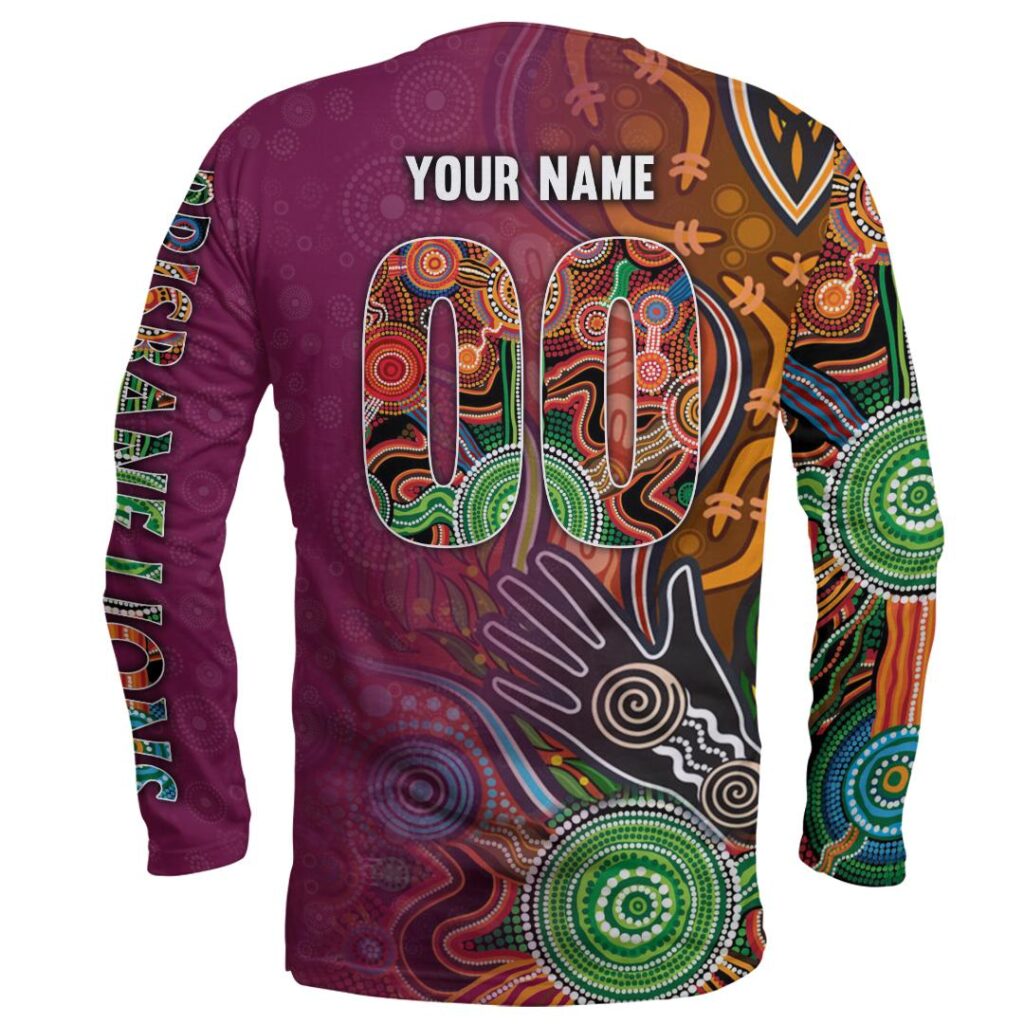 AFL Brisbane Lions | Custom Name & Number | Hoodie/Zip/T-Shirt/Long Sleeve