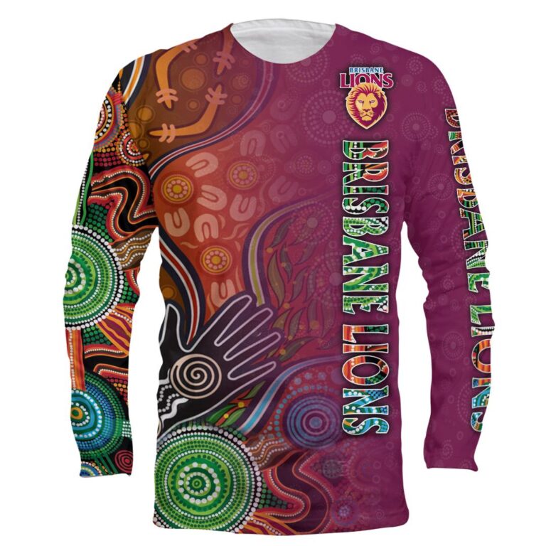 AFL Brisbane Lions | Custom Name & Number | Hoodie/Zip/T-Shirt/Long Sleeve