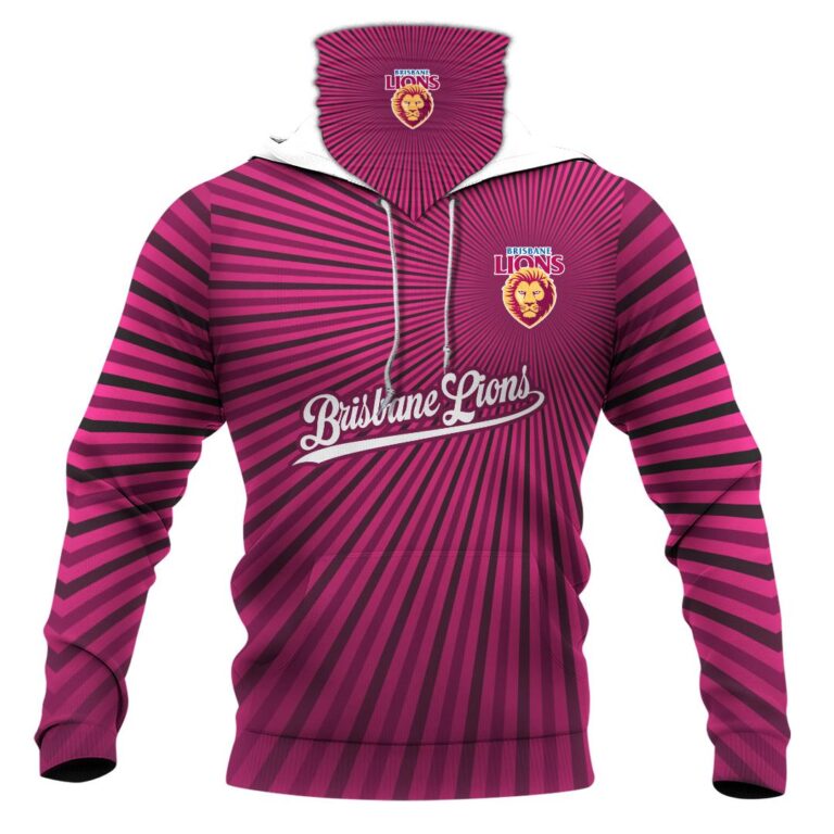 AFL Brisbane Lions | Custom Name & Number | Hoodie/Zip/T-Shirt/Long Sleeve
