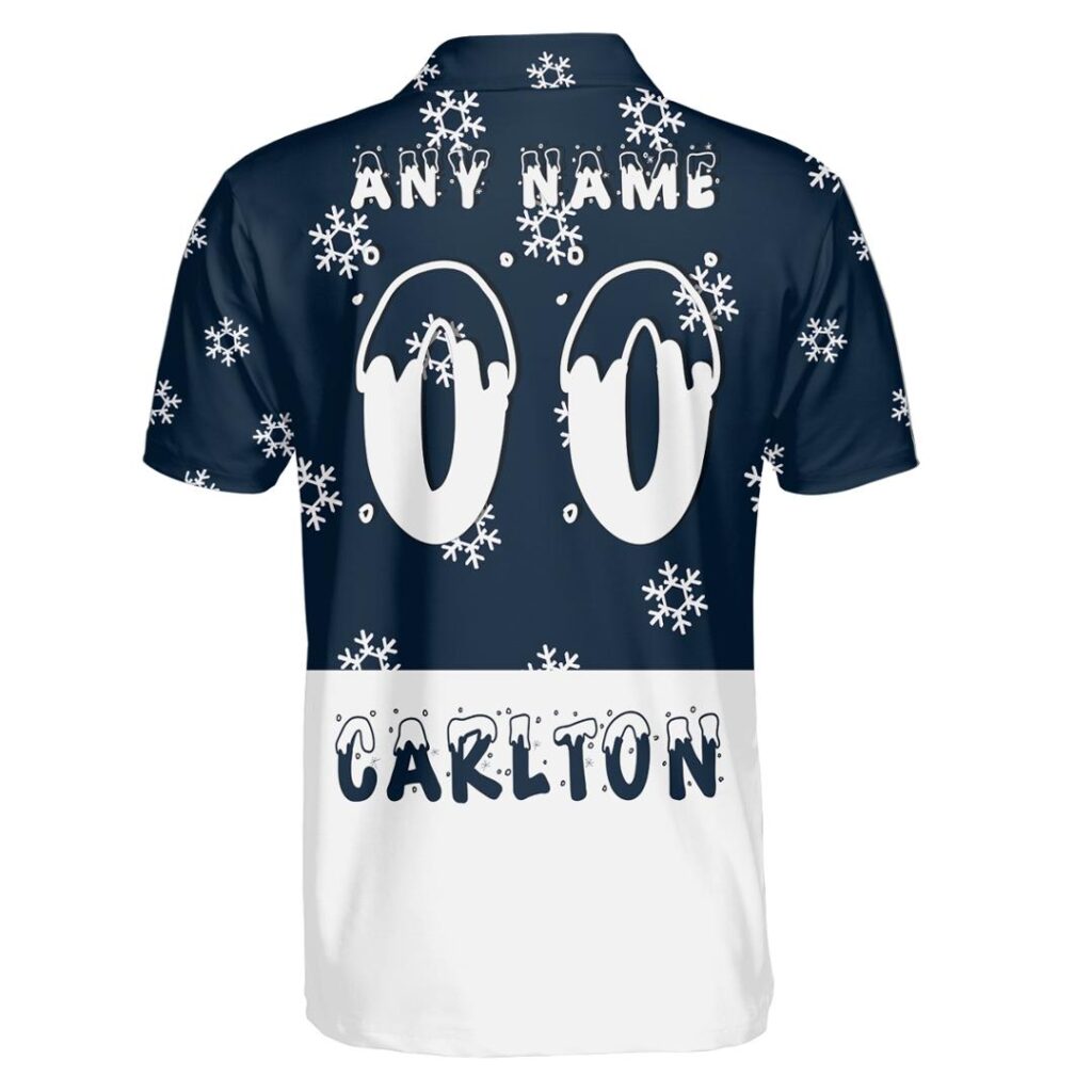 AFL Carlton Blues Christmas | Custom Name & Number | Hoodie/Zip/T-Shirt/Polo/Knitted Sweaters