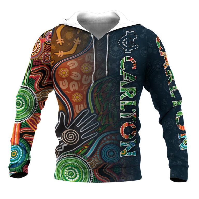 AFL Carlton Blues | Custom Name & Number | Hoodie/Zip/T-Shirt/Long Sleeve