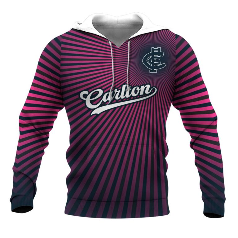 AFL Carlton Blues | Custom Name & Number | Hoodie/Zip/T-Shirt/Long Sleeve