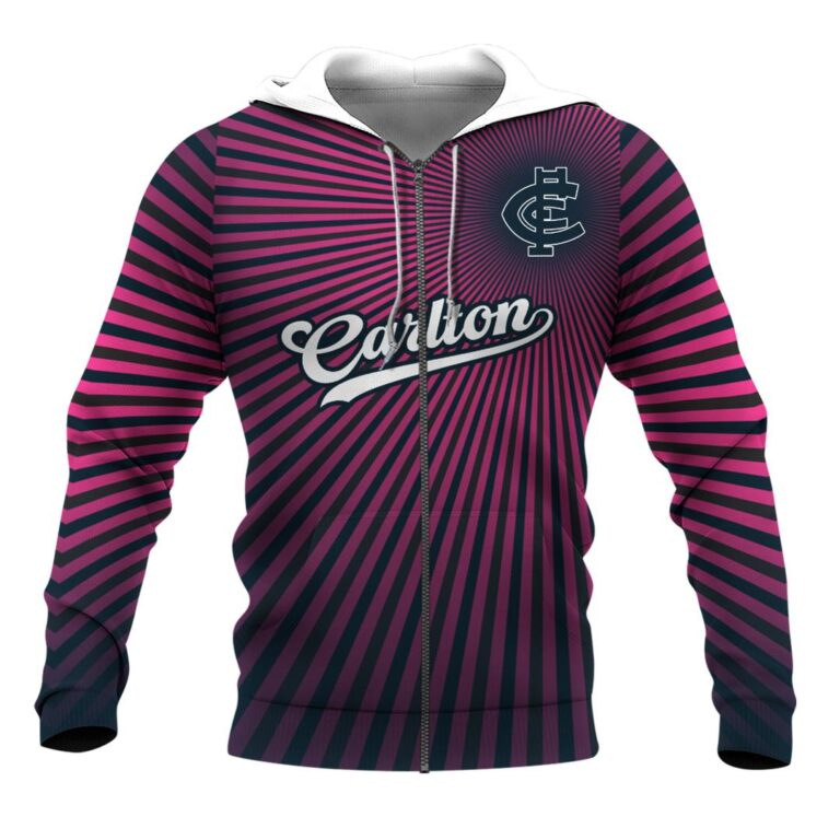 AFL Carlton Blues | Custom Name & Number | Hoodie/Zip/T-Shirt/Long Sleeve