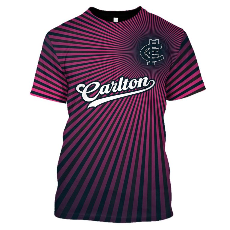 AFL Carlton Blues | Custom Name & Number | Hoodie/Zip/T-Shirt/Long Sleeve