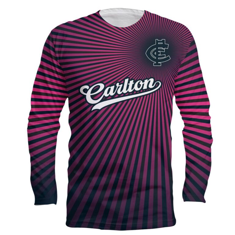 AFL Carlton Blues | Custom Name & Number | Hoodie/Zip/T-Shirt/Long Sleeve