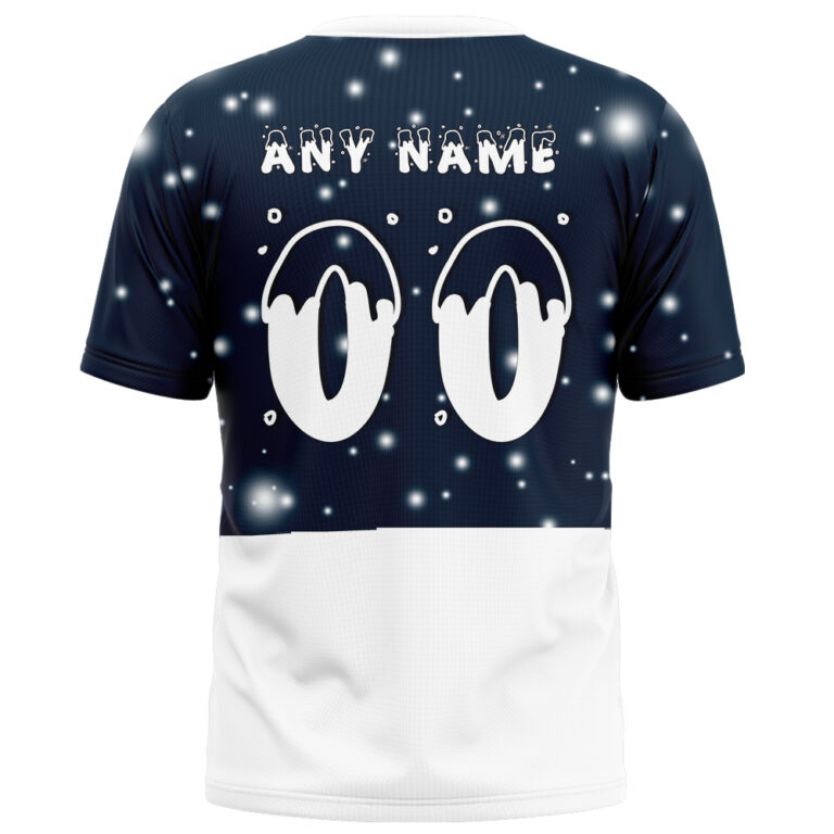 AFL Carlton Blues Christmas | Custom Name & Number | Hoodie/Zip/T-Shirt/Polo/Knitted Sweaters