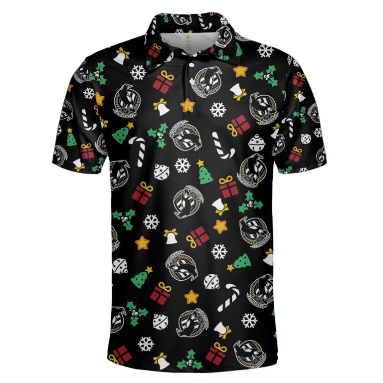 AFL Collingwood Magpies Christmas | Custom Name & Number | Hoodie/Zip/T-Shirt/Polo/Knitted Sweaters