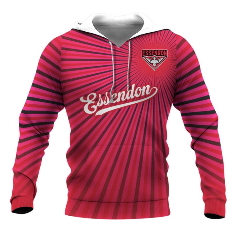 AFL Essendon Bombers | Custom Name & Number | Hoodie/Zip/T-Shirt/Long Sleeve