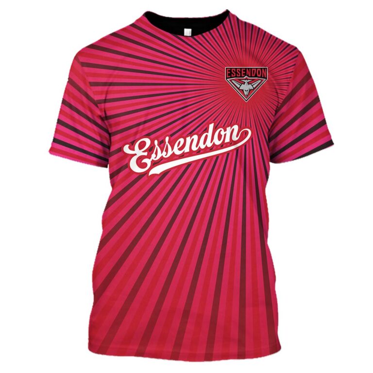 AFL Essendon Bombers | Custom Name & Number | Hoodie/Zip/T-Shirt/Long Sleeve