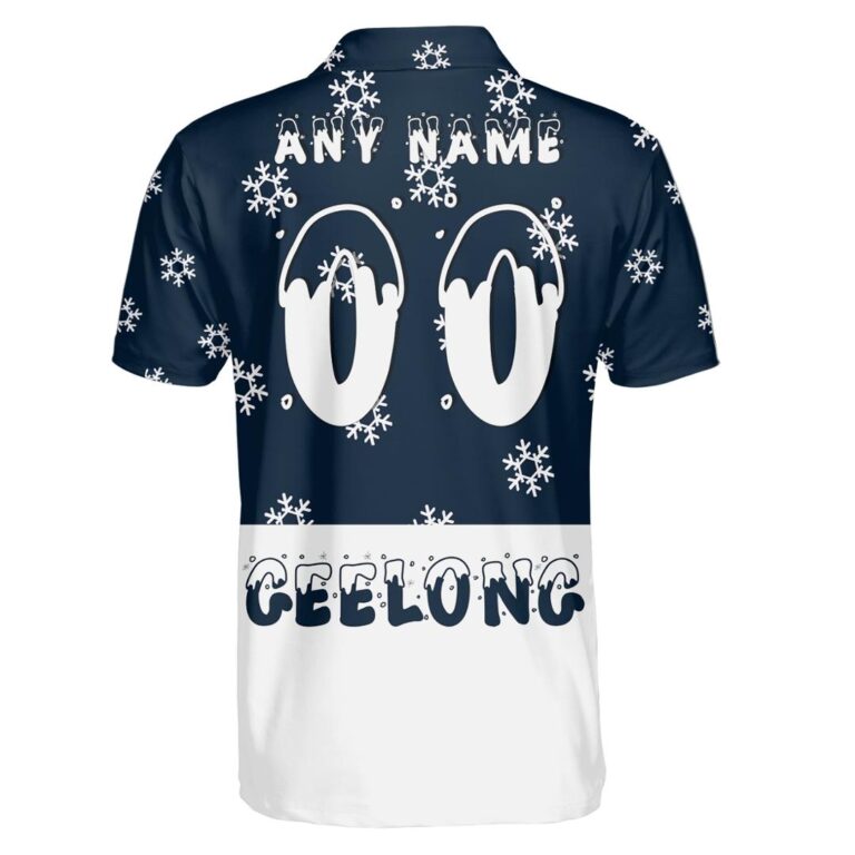 AFL Geelong Cats Christmas | Custom Name & Number | Hoodie/Zip/T-Shirt/Polo/Knitted Sweaters